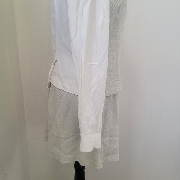 Byer Studio Deadstock Vintage 90s Light Academia Match Set Plaid Vest Shorts USA - Picture 11 of 16